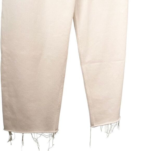 NEW All Saints AllSaints White Hailey High Rise Cropped Wide Leg Jeans Size 27 - Picture 7 of 10